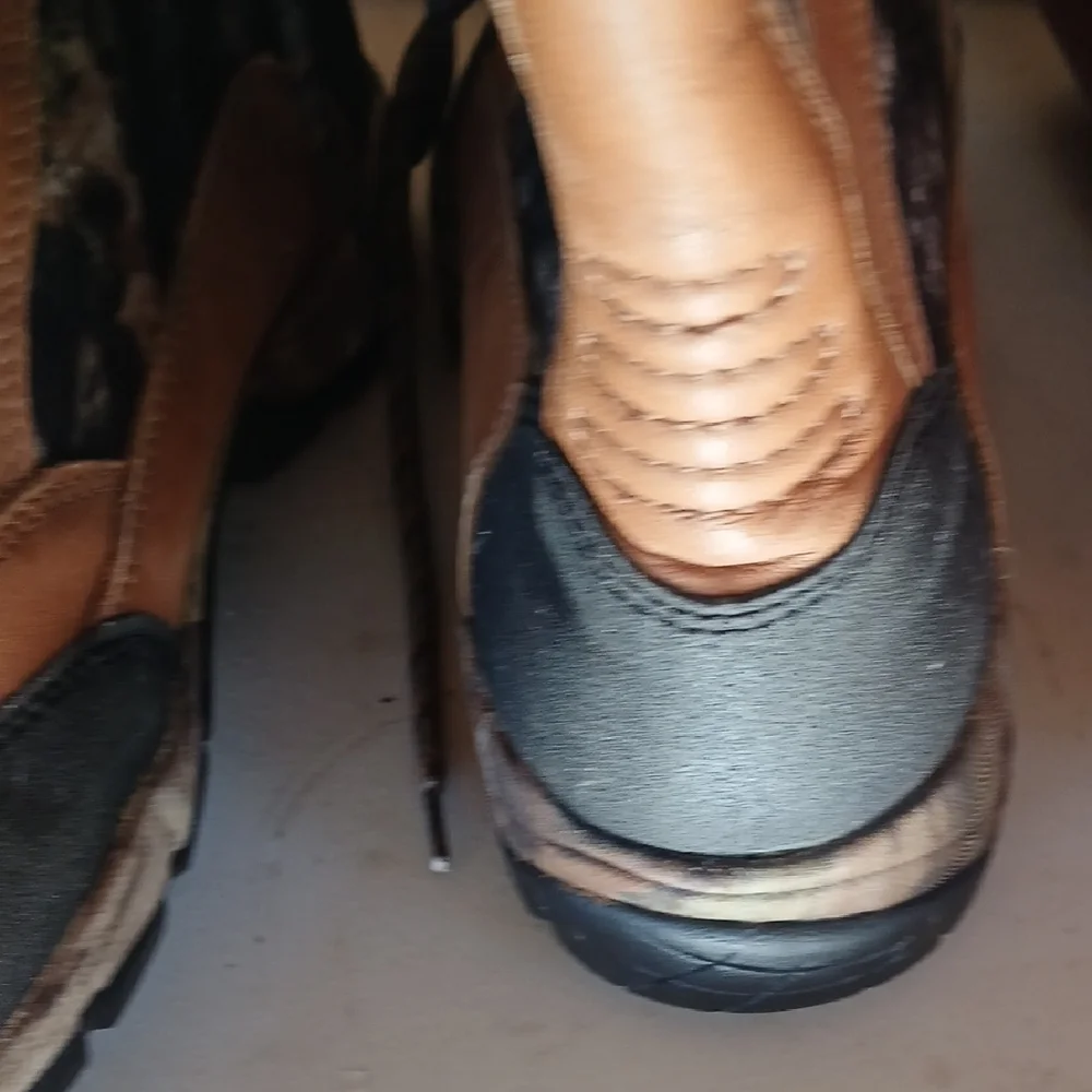 Cabela's Camouflage Leather Boots - Picture 8 of 9